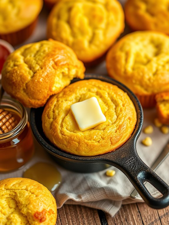 cast iron cornbread muffins