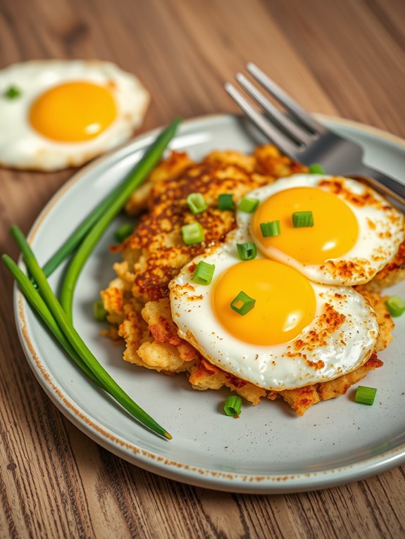 cauliflower based breakfast alternative