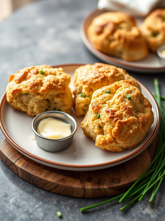 cheddar chive savory scones