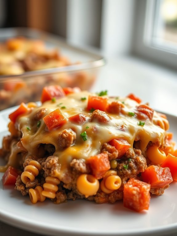 cheeseburger casserole recipe instructions