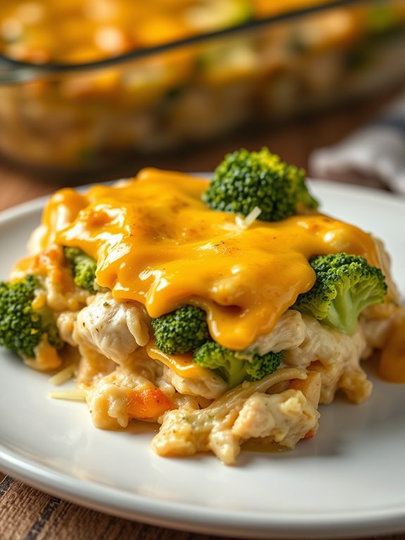 cheesy chicken broccoli casserole