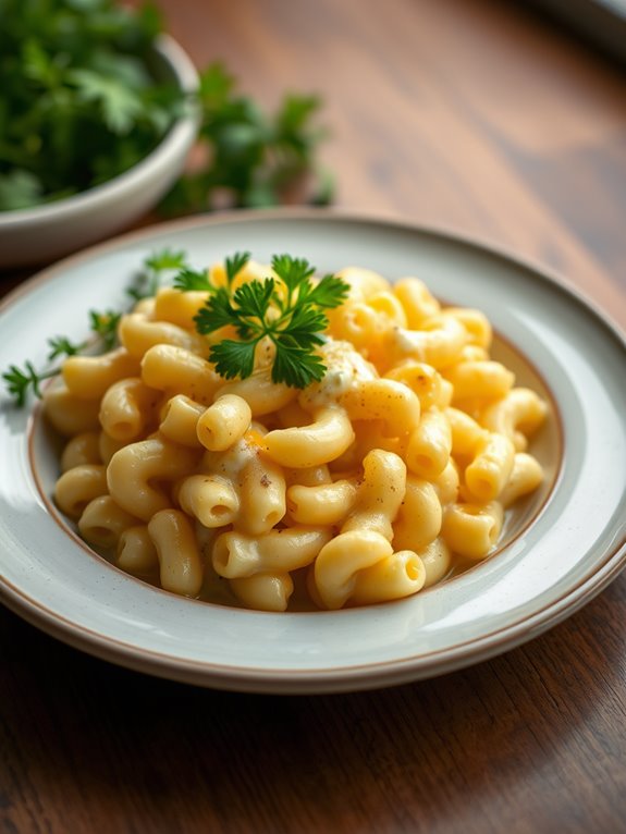 cheesy garlic pasta delight