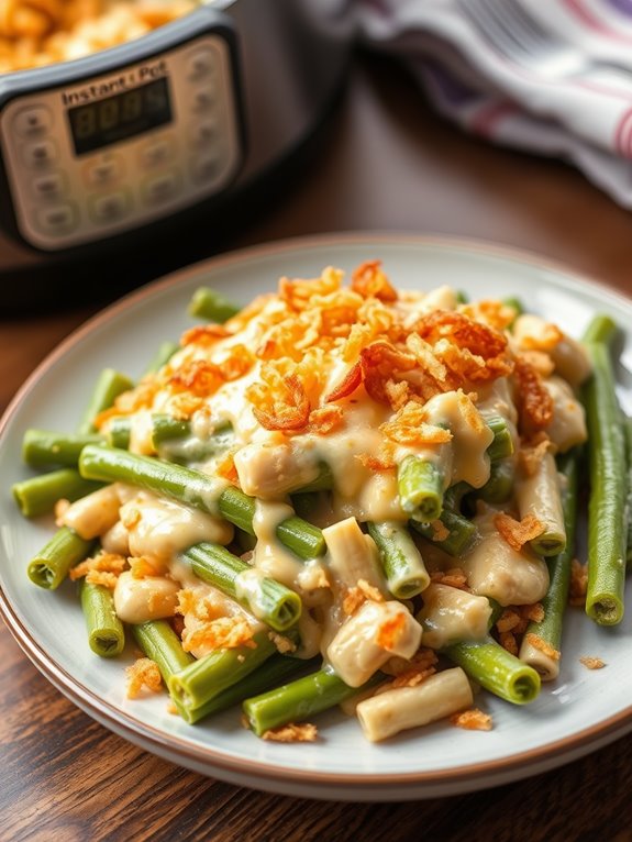 cheesy green bean casserole