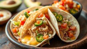 cheesy instant pot tacos