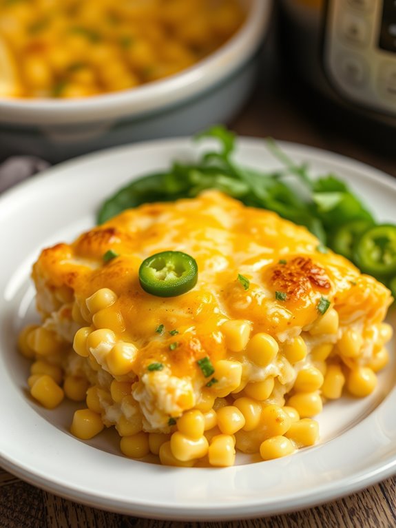 cheesy jalape o corn casserole