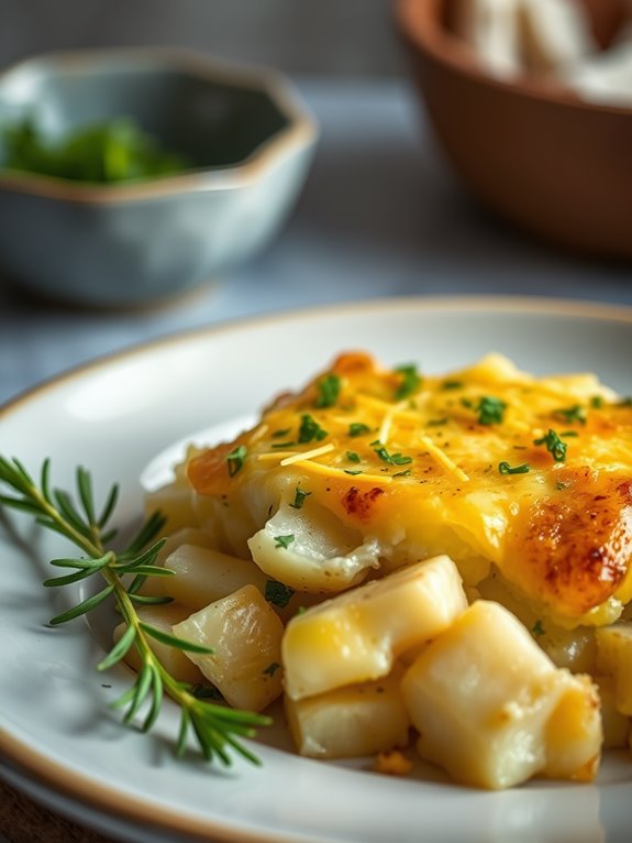 cheesy potato casserole dish