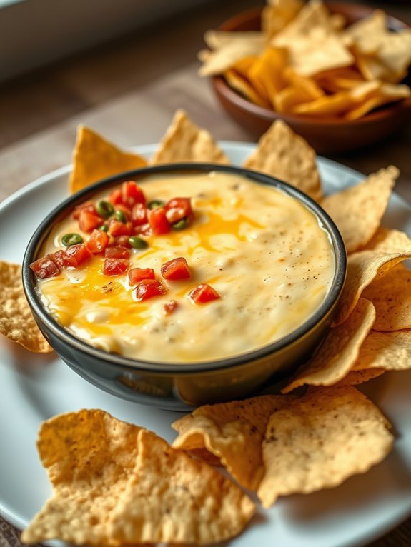 cheesy queso dip recipe