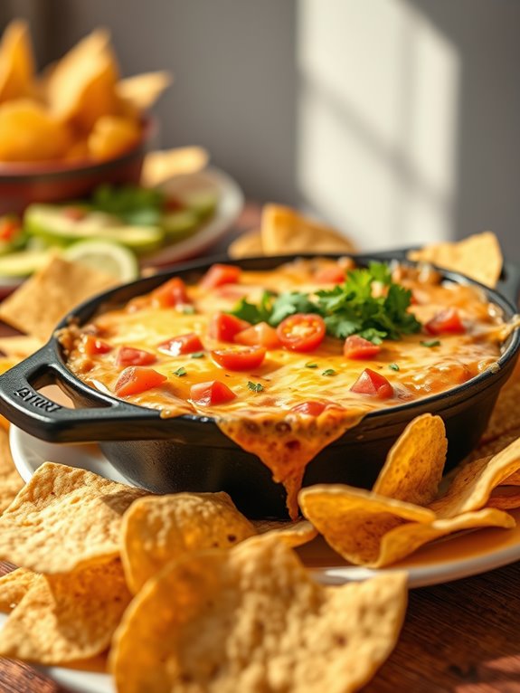 cheesy skillet dip recipe