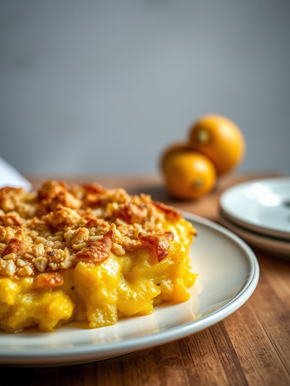 cheesy squash casserole recipe