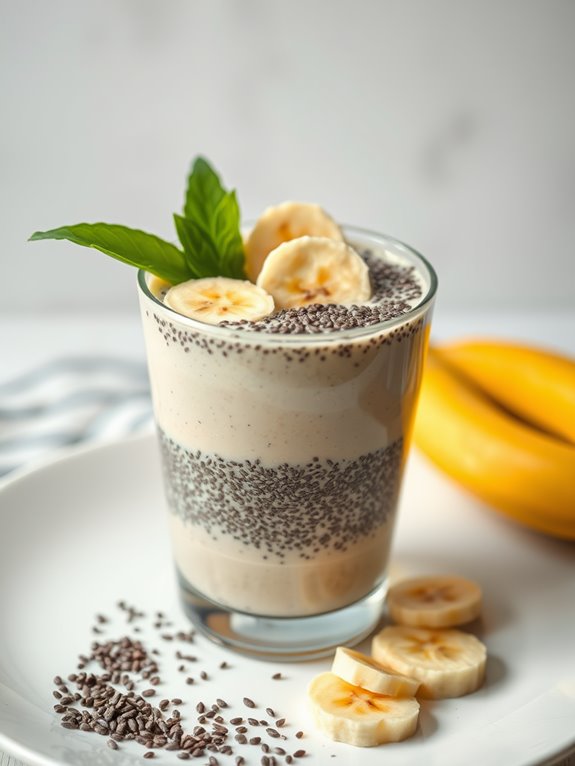 chia seed banana smoothie