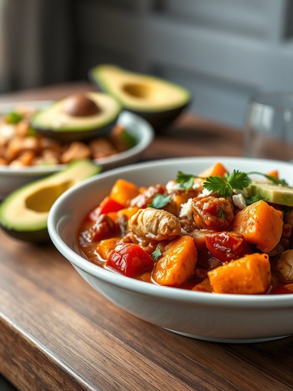 chicken sweet potato chili