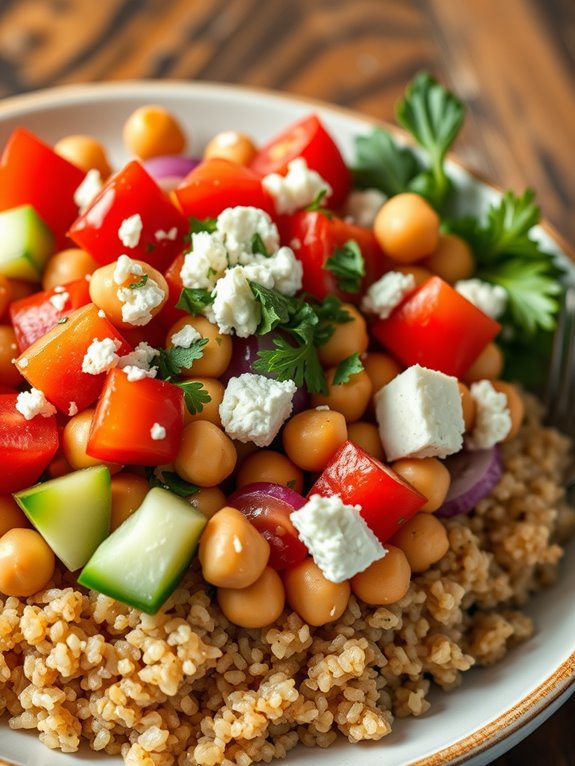 chickpea mediterranean bowl recipe