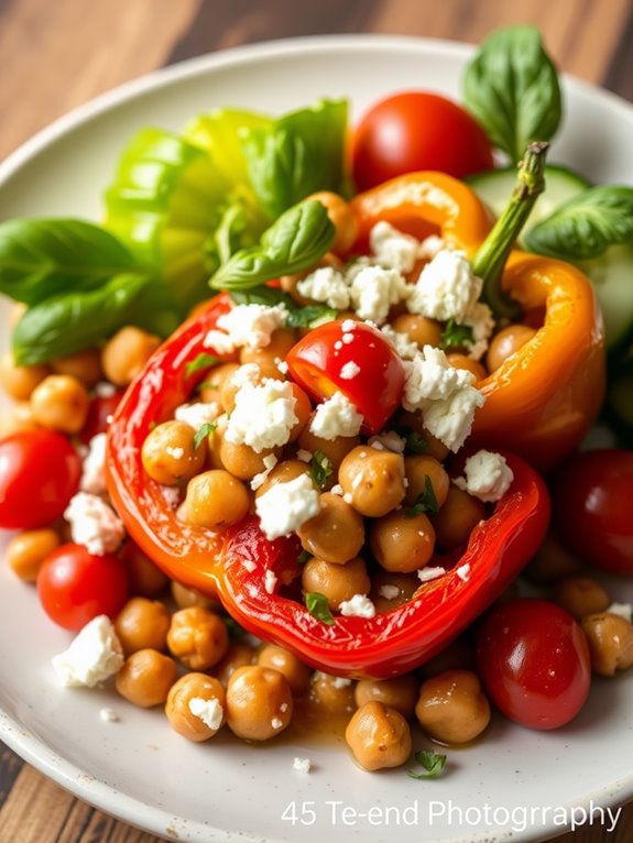 chickpea pepper bowl recipe