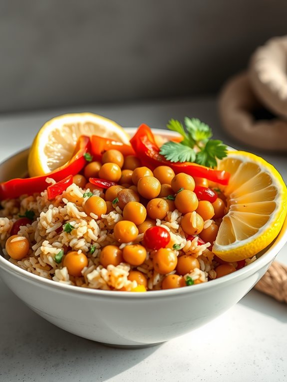 chickpea rice bowl recipe