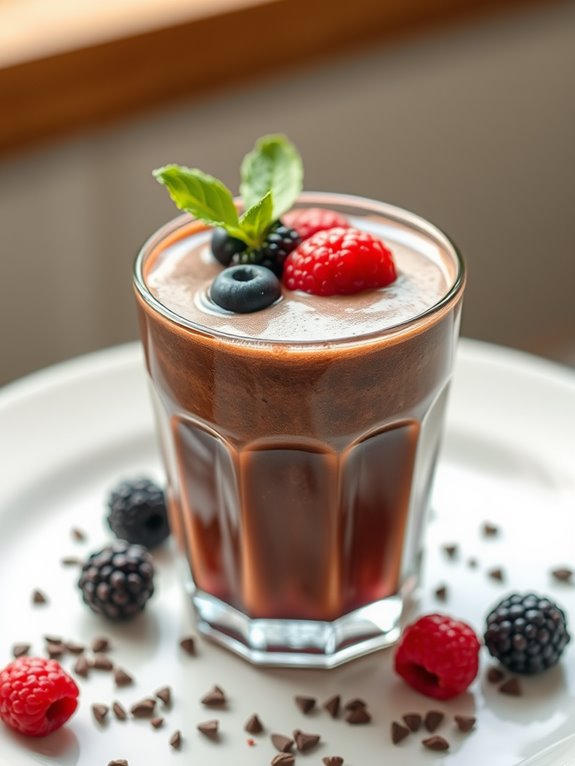 chocolate berry smoothie recipe