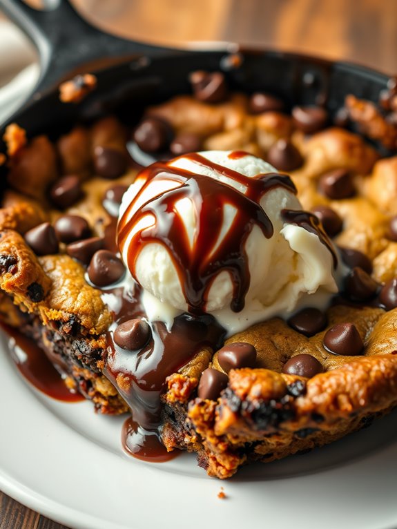 chocolate chip cookie dessert