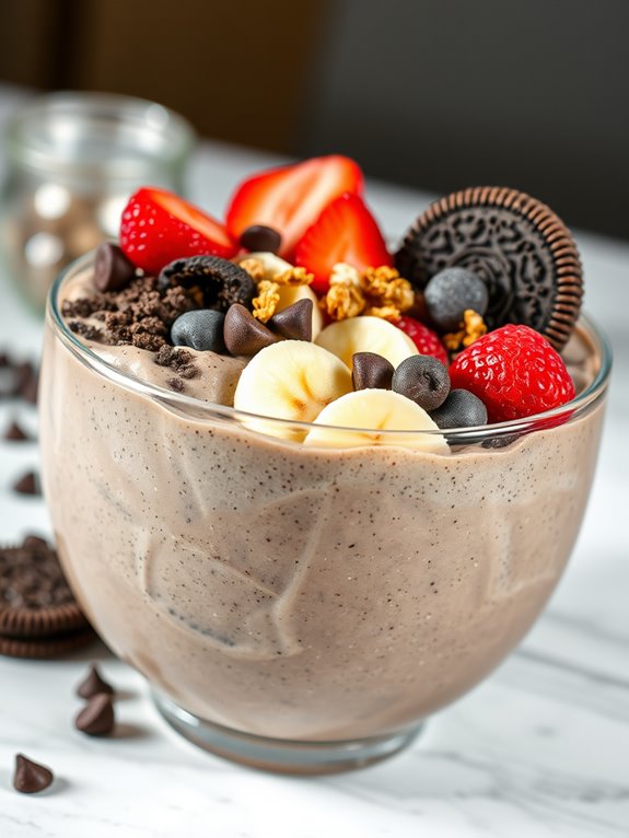 chocolate chip oreo smoothie