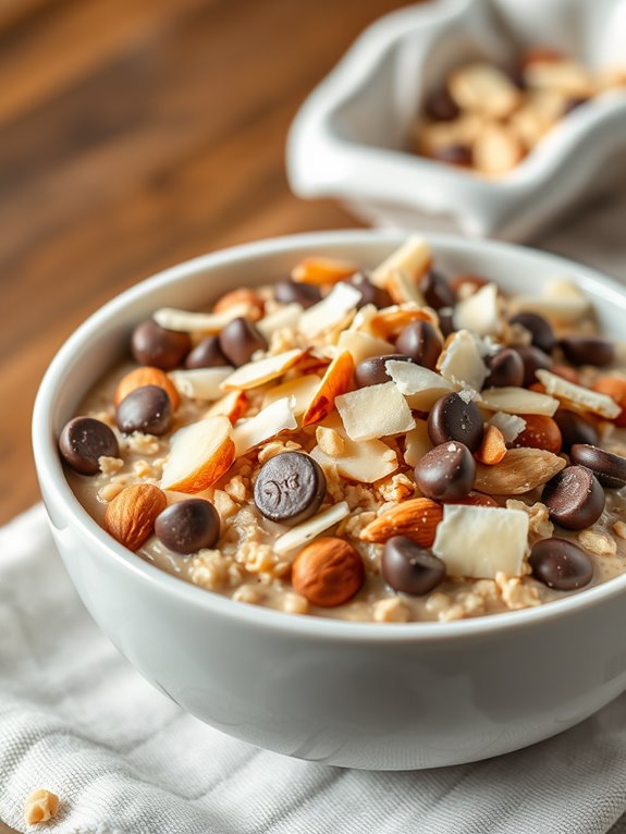 chocolate coconut almond oatmeal