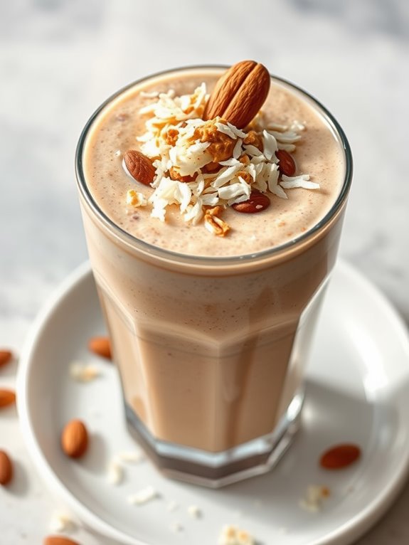 chocolate coconut protein shake