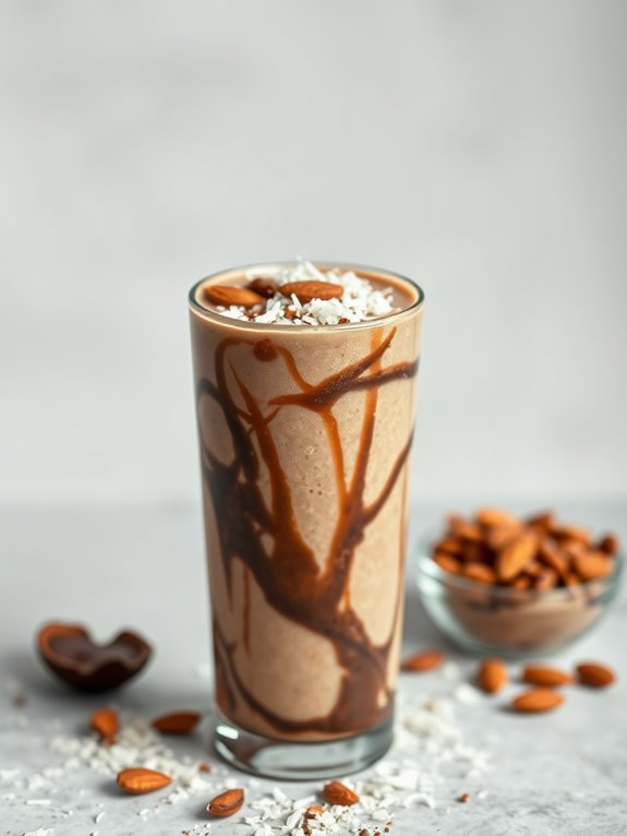 chocolate coconut protein shake