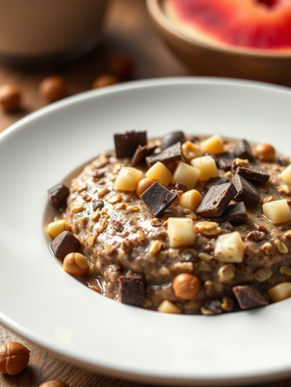 chocolate hazelnut oatmeal recipe