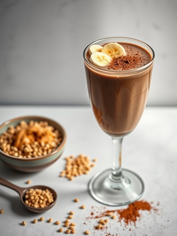 chocolate peanut butter smoothie