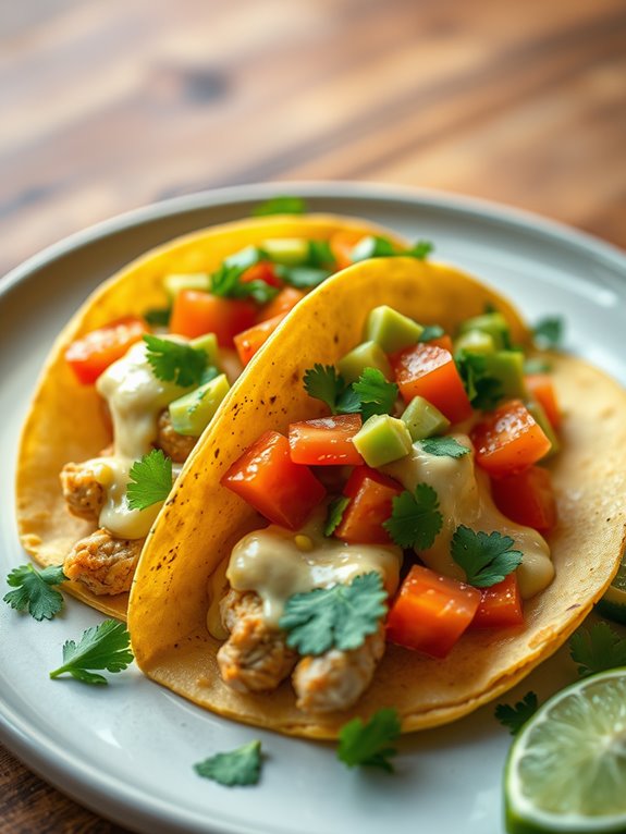 cilantro lime chicken tacos