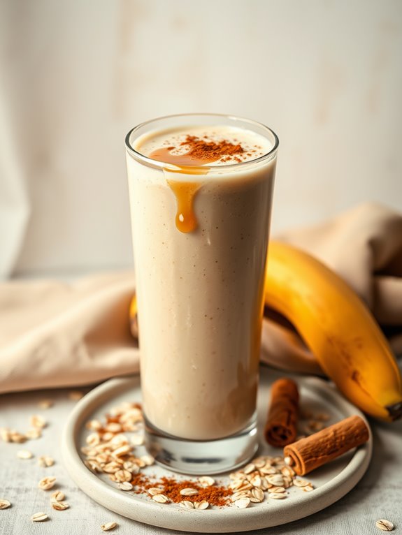 cinnamon roll flavored smoothie