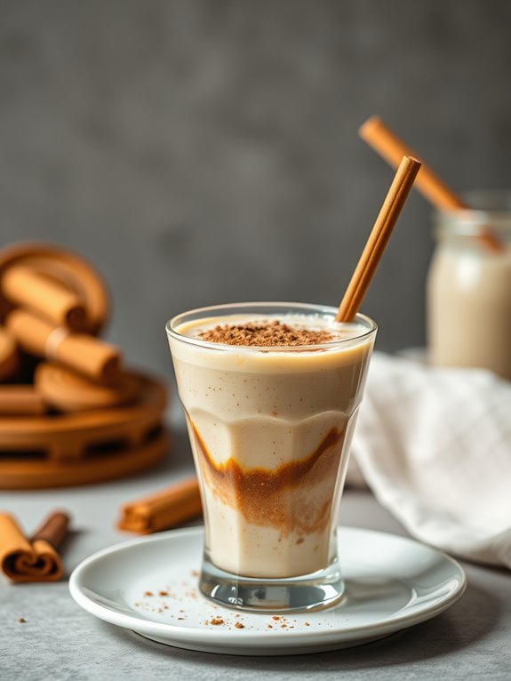 cinnamon roll flavored smoothie