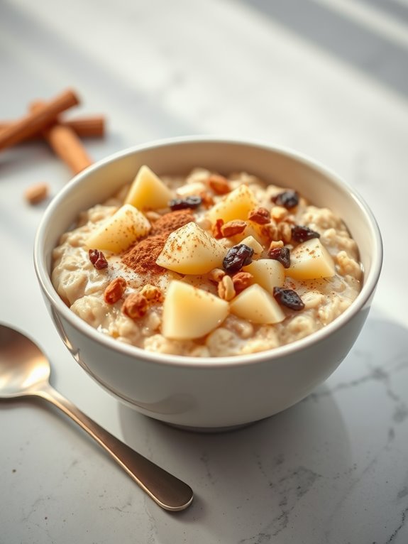 cinnamon spiced apple oatmeal recipe