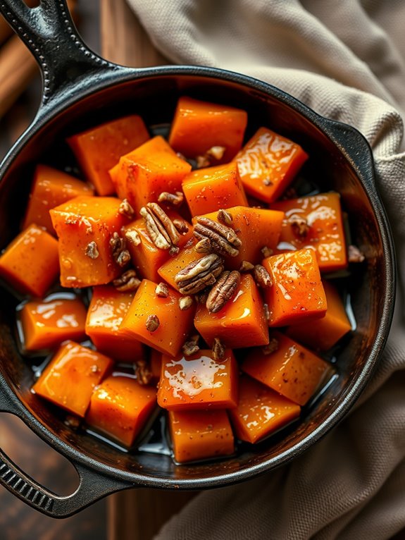 cinnamon spiced sweet potato dish