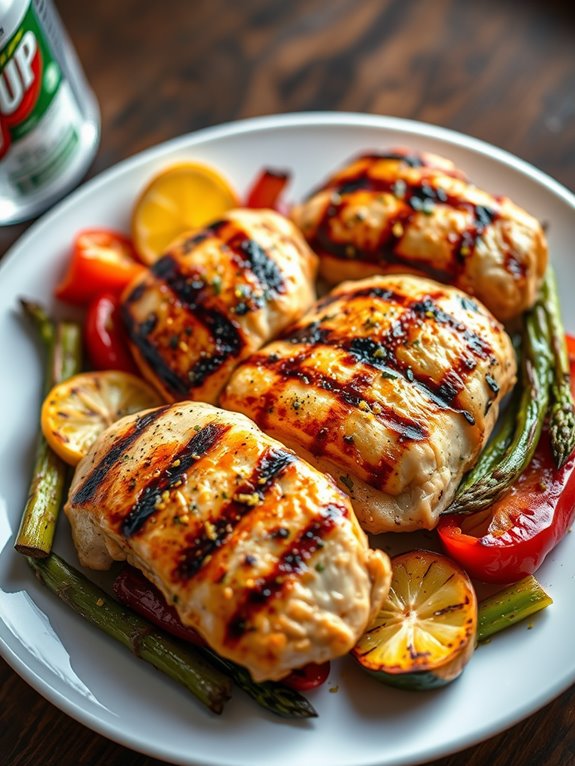 citrus flavored grilled chicken