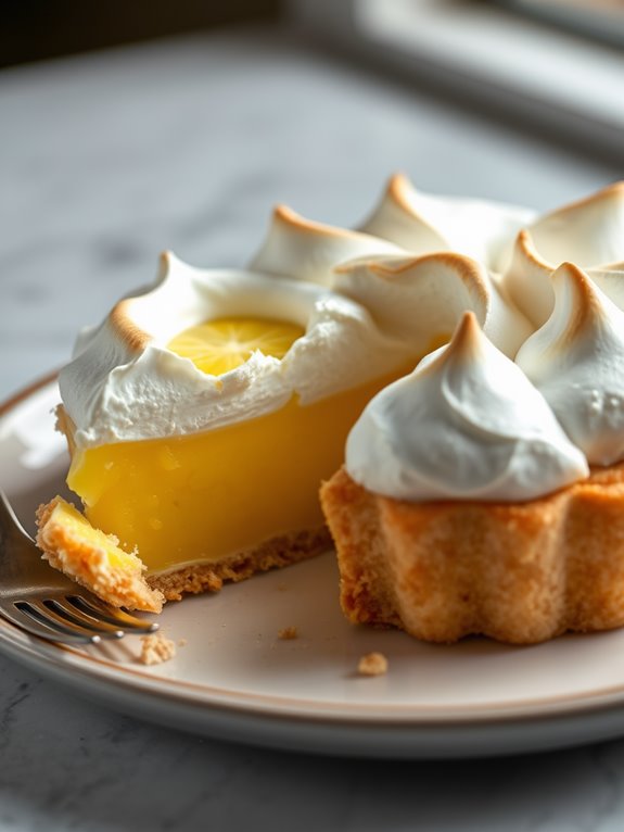 citrusy dessert with meringue