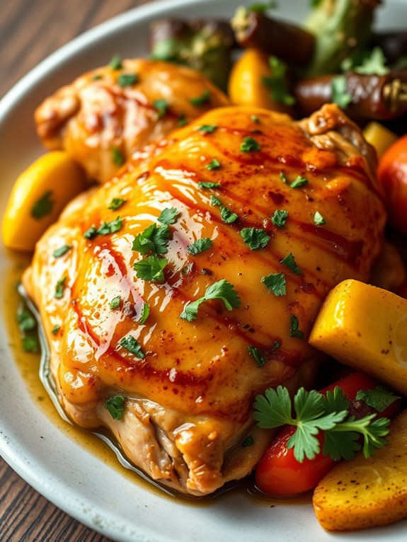 citrusy flavored herb chicken