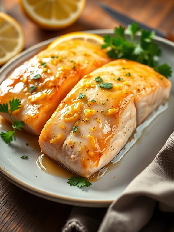 citrusy flavorful salmon dish