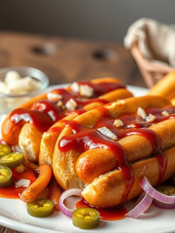 classic bbq hot dogs