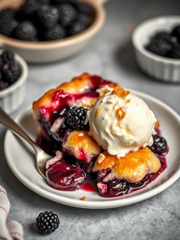 coconut blackberry dessert recipe