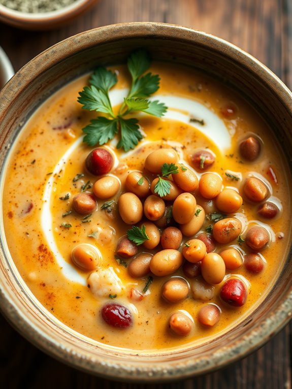 coconut curry bean soup