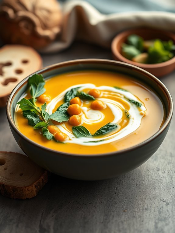 coconut curry chickpea soup