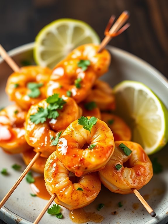 coconut infused shrimp barbecue