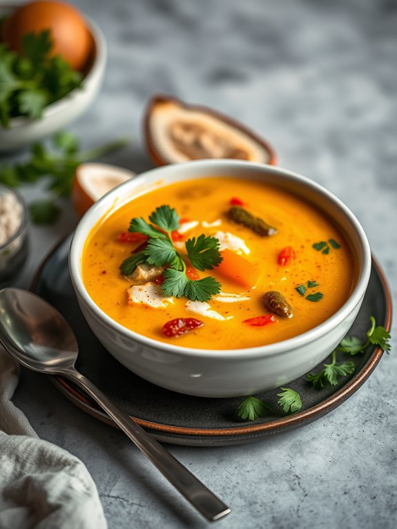 coconut infused thai soup recipe