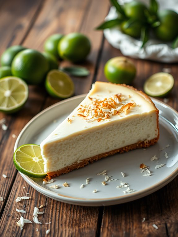 coconut lime keto dessert