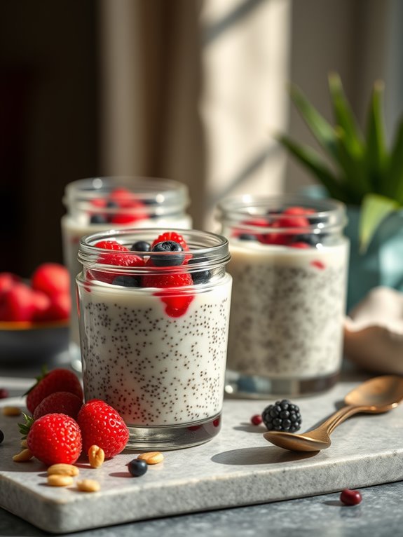 coconut milk chia pudding