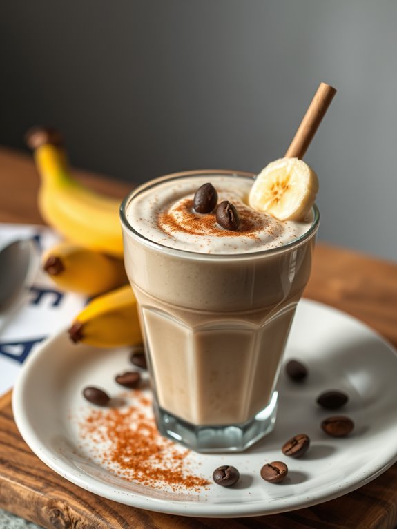 coffee banana yogurt blend