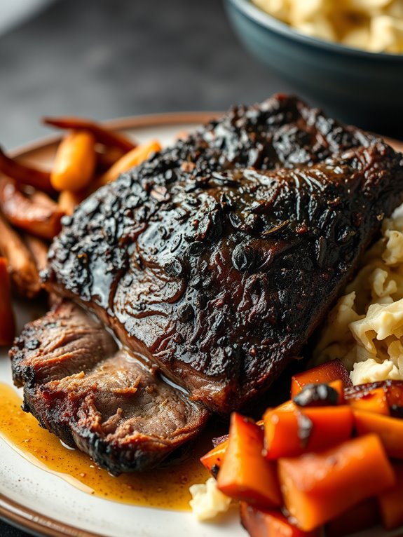 coffee crusted smoked brisket