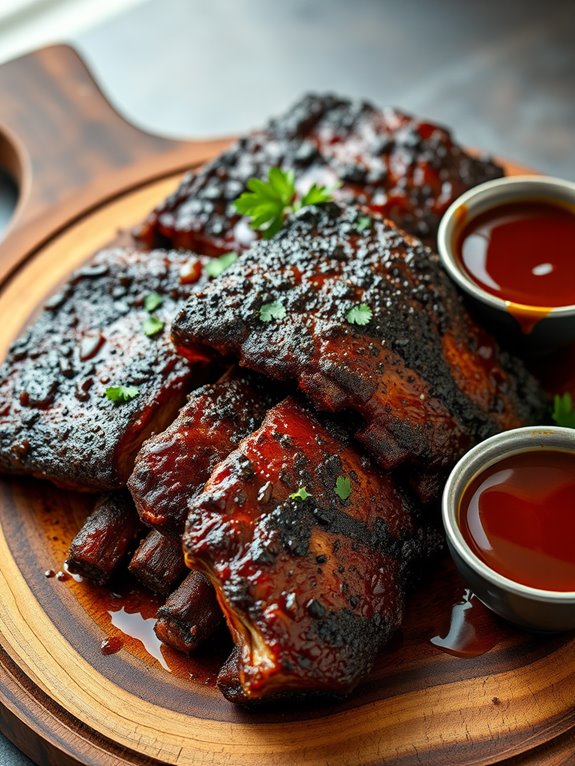 coffee infused beef ribs