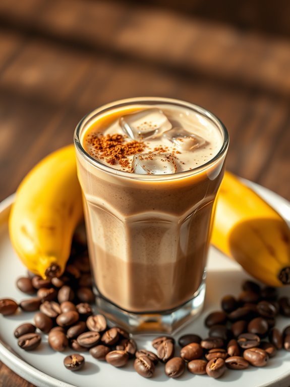 coffee infused protein smoothie