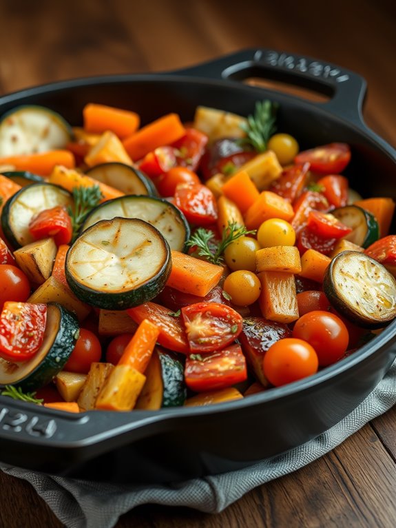 colorful farm fresh vegetables