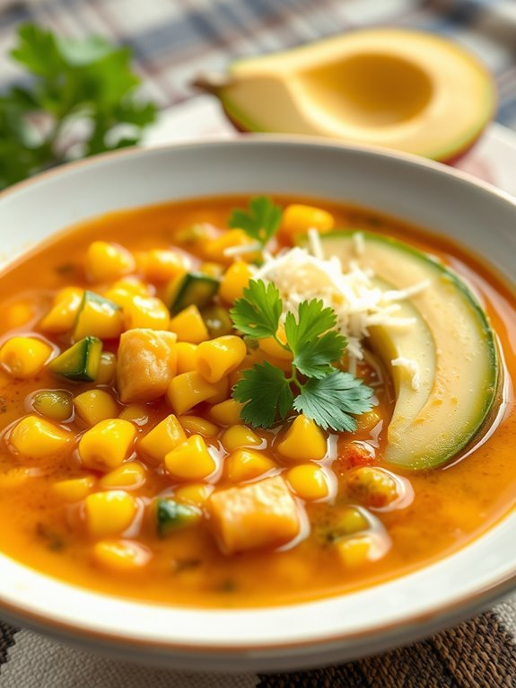 corn and zucchini soup