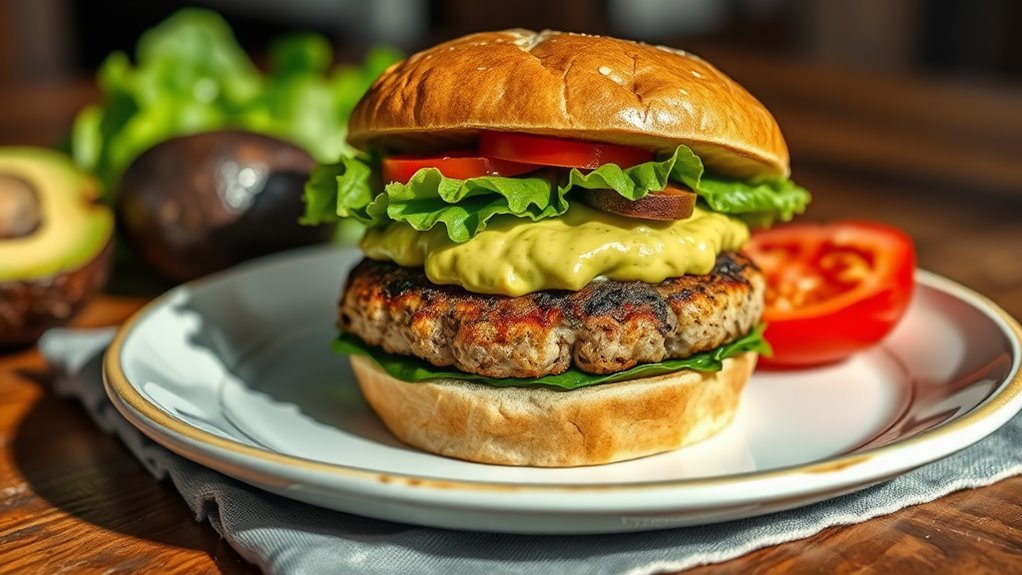 creamy avocado burger recipes